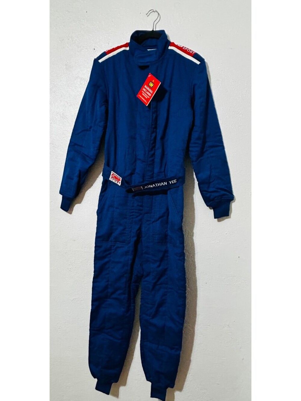 OMP Sport Racing Suit Blue Nomex Fire Overalls Auto Motorsport 2019 Small S NWT